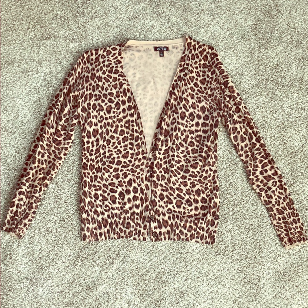 Leopard cardigan